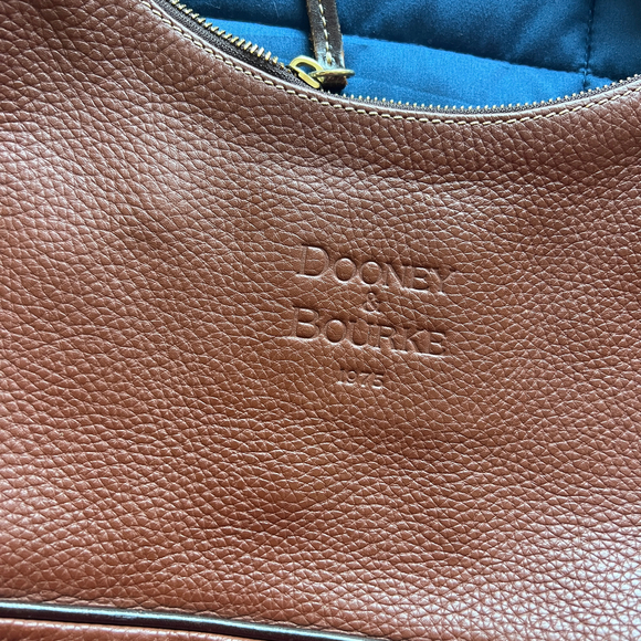 Dooney & Bourke | Brown Leather Shoulder Bag - Picture 2 of 8